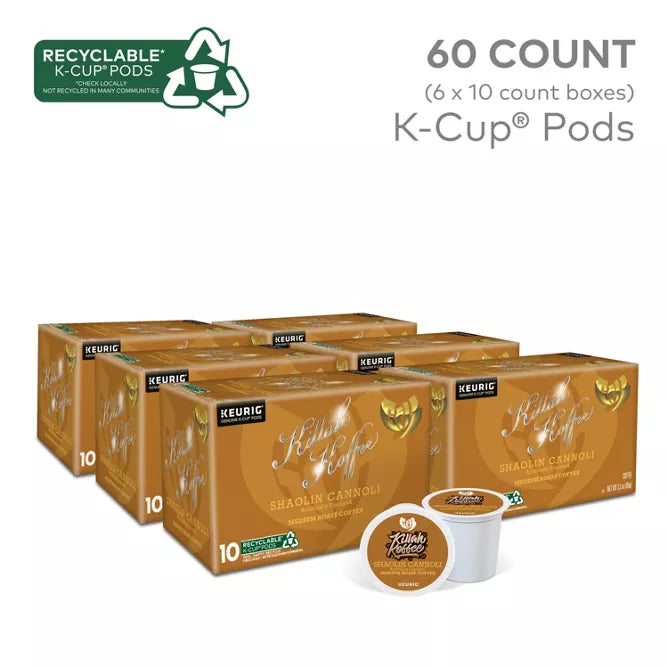 Shaolin Cannoli Keurig K cup Pod 10 ct