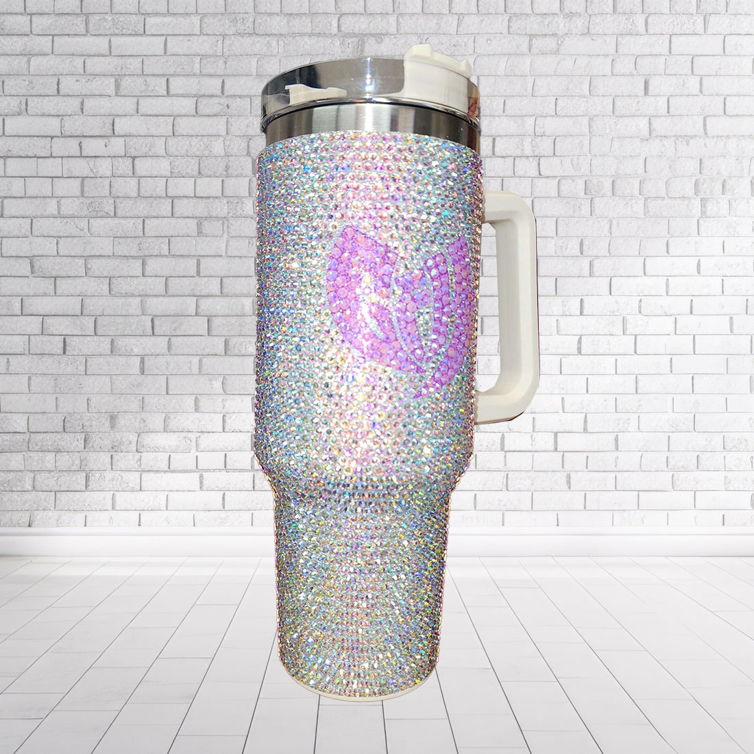 GFK Royal Purple Bling (Rhinestone) 40oz GFK Hot & Cold Tumbler