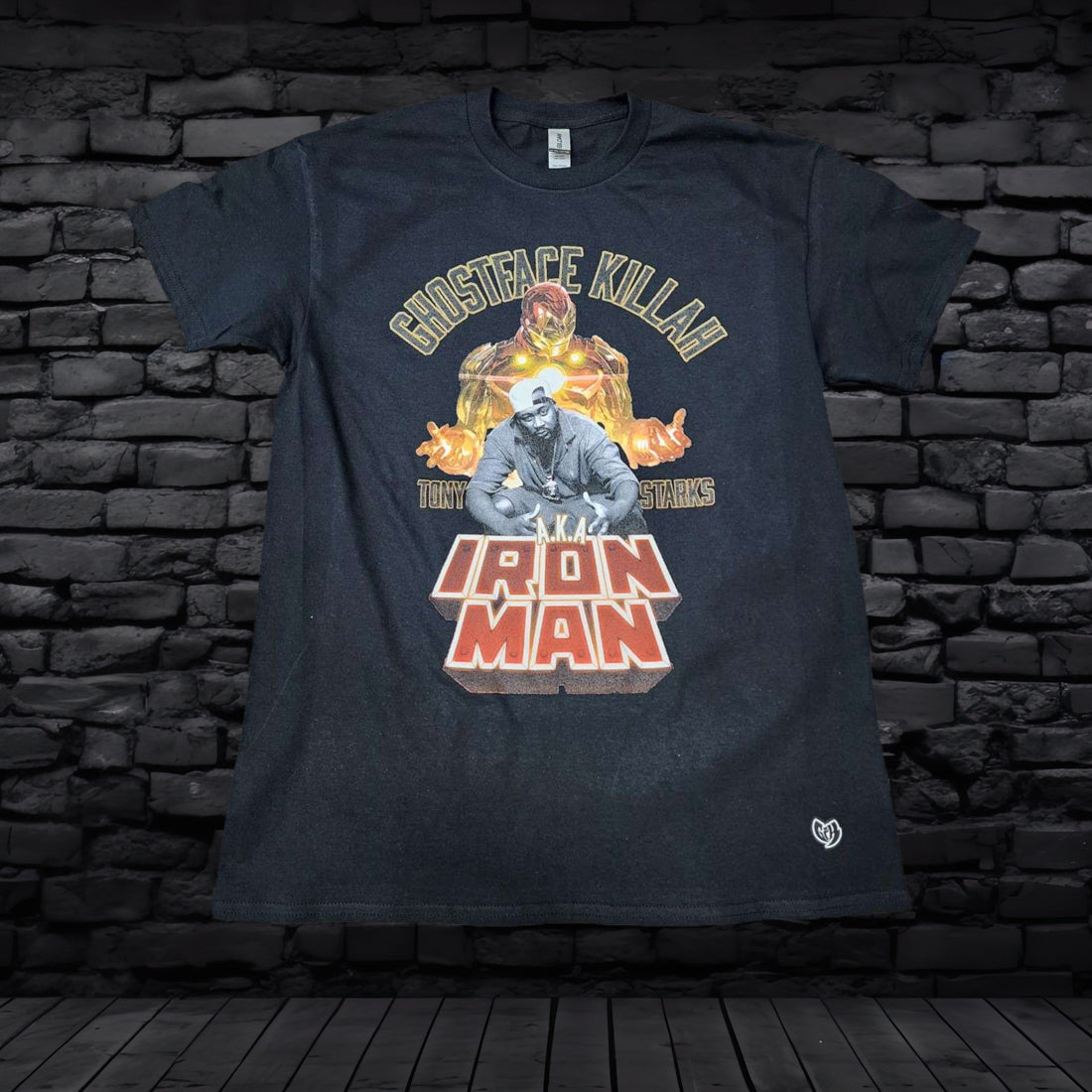 Ghostface Killah Ironman Graphic Black Tee