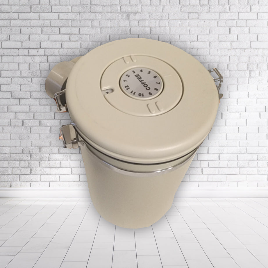 C.R.E.A.M Stainless Steel Coffee Cannister & Scoop