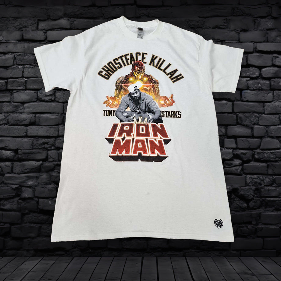 Ghostface Killah Ironman Graphic White Tee